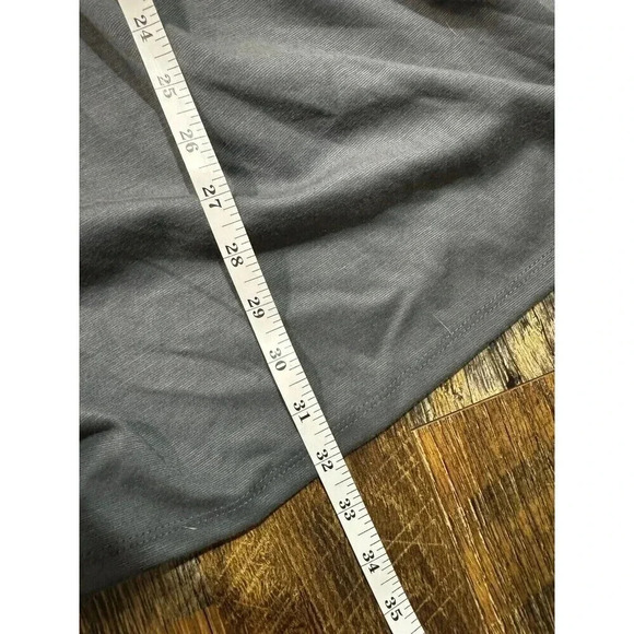 Altar’d State Size M Mini Fit Flare Dress Long Sleeve CUTOUT BACK Light Gray - Picture 9 of 11